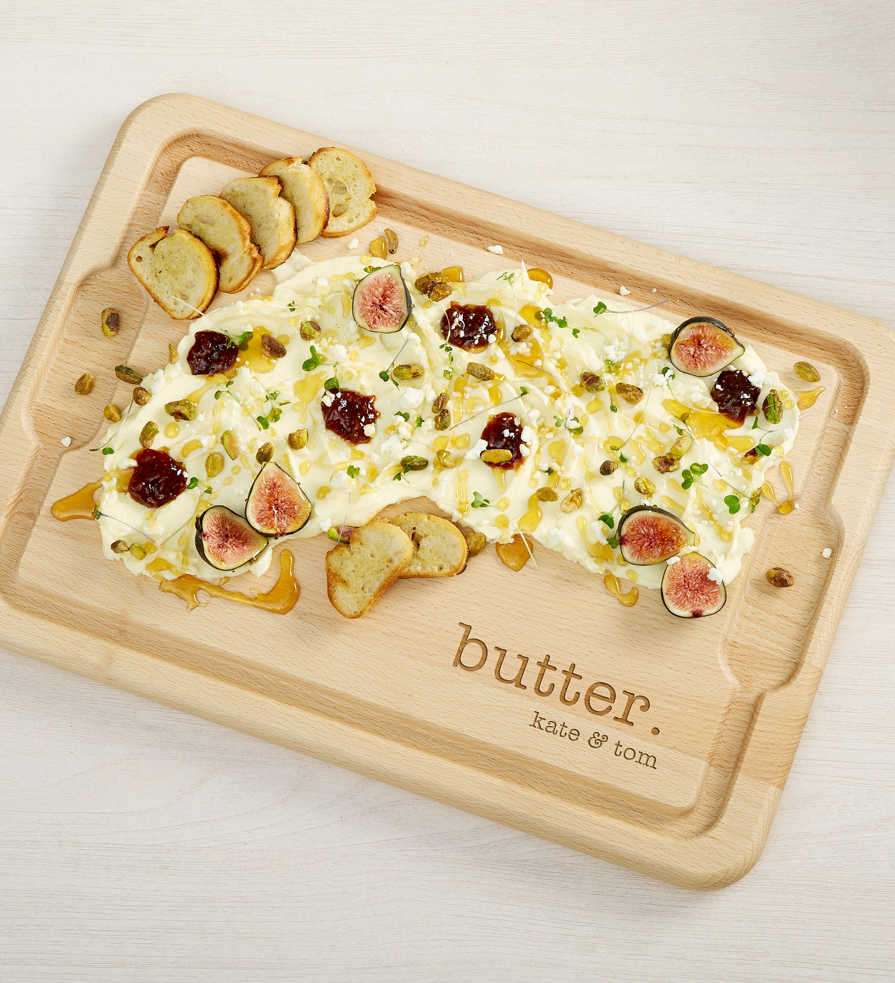 Write Your Own Personalized Hardwood Butter Board