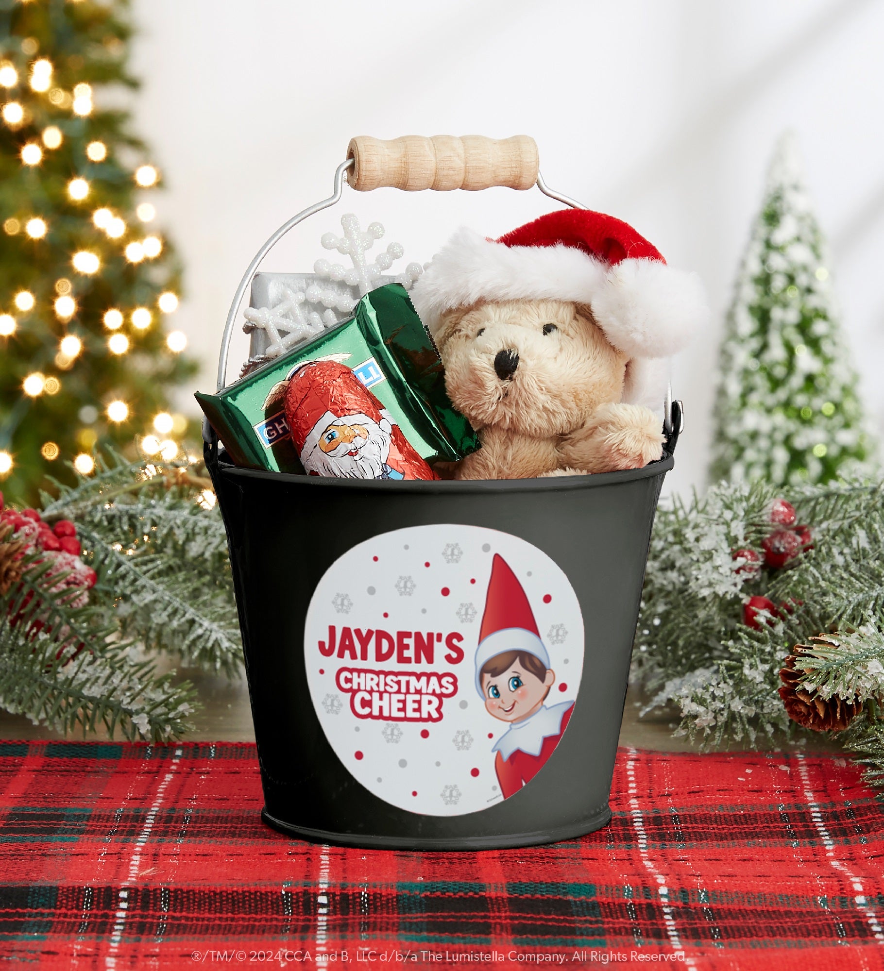 The Elf on the Shelf® Personalized Metal Buckets