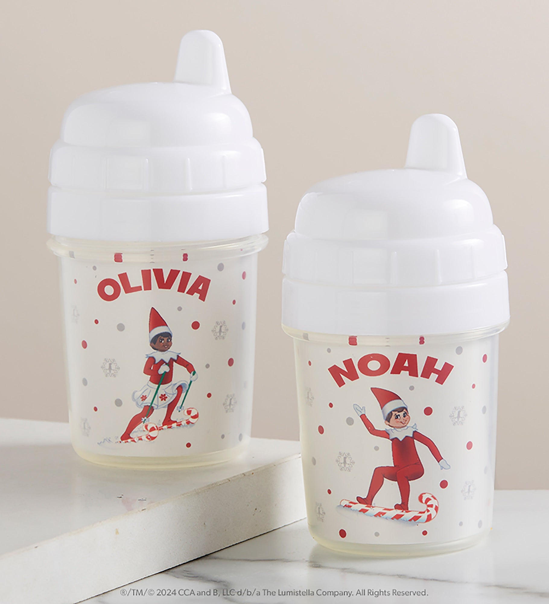 The Elf on the Shelf® Candy Cane Personalized Baby 5oz. Sippy Cup