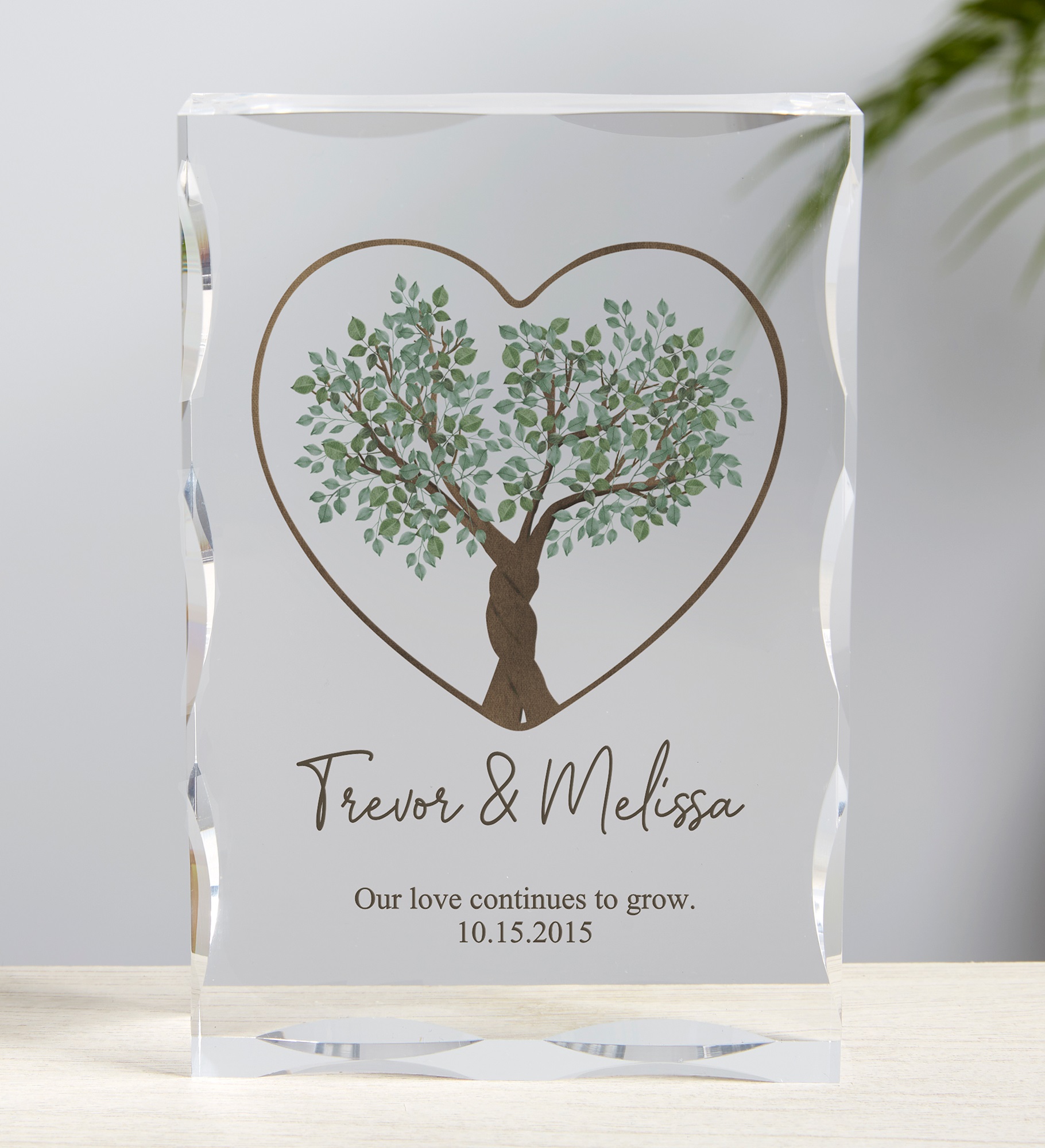 Rooted In Love Personalized Acrylic Keepsake 