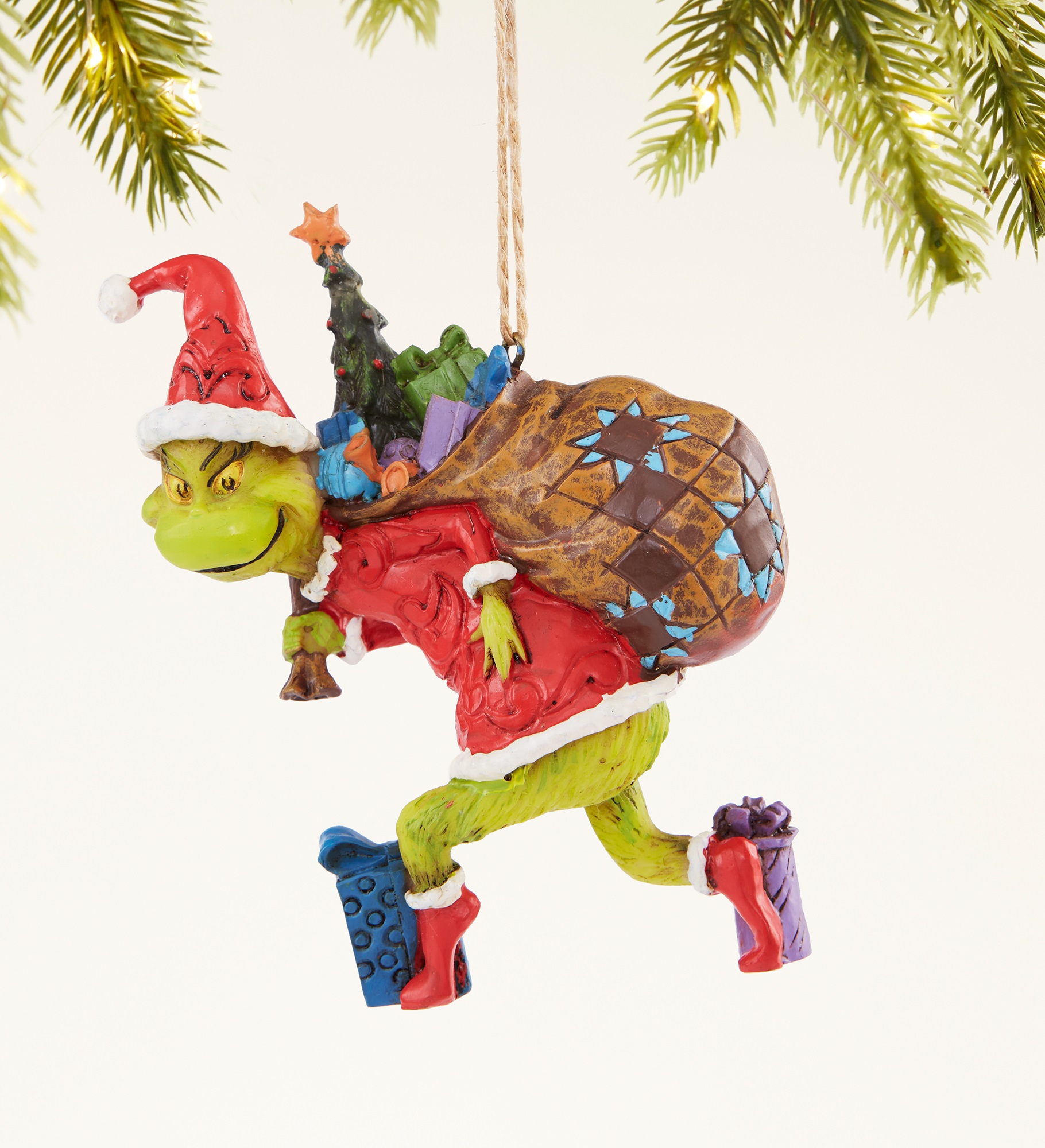 The Grinch Tiptoeing Ornament