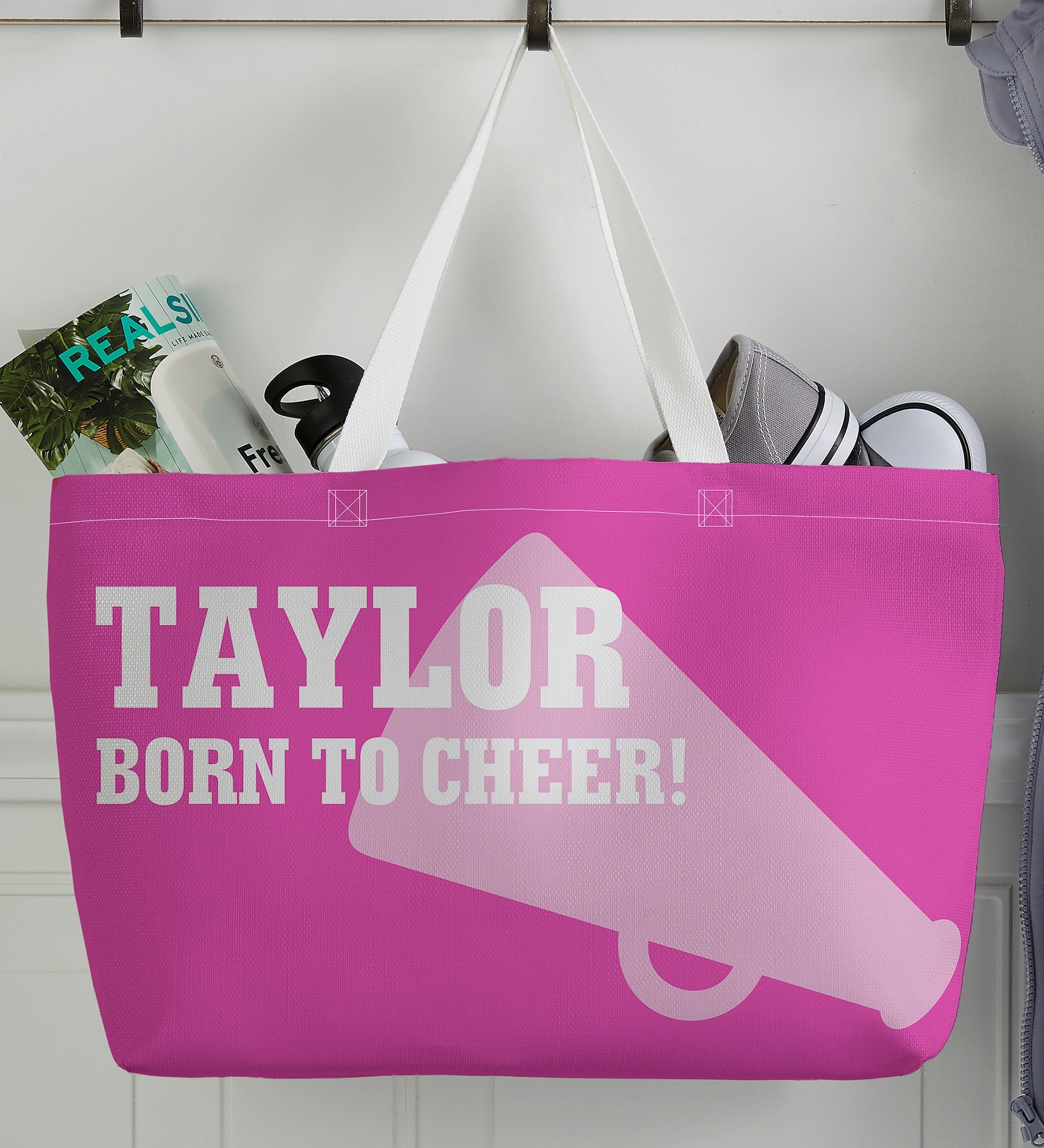 Cheerleading Personalized Tote Bag