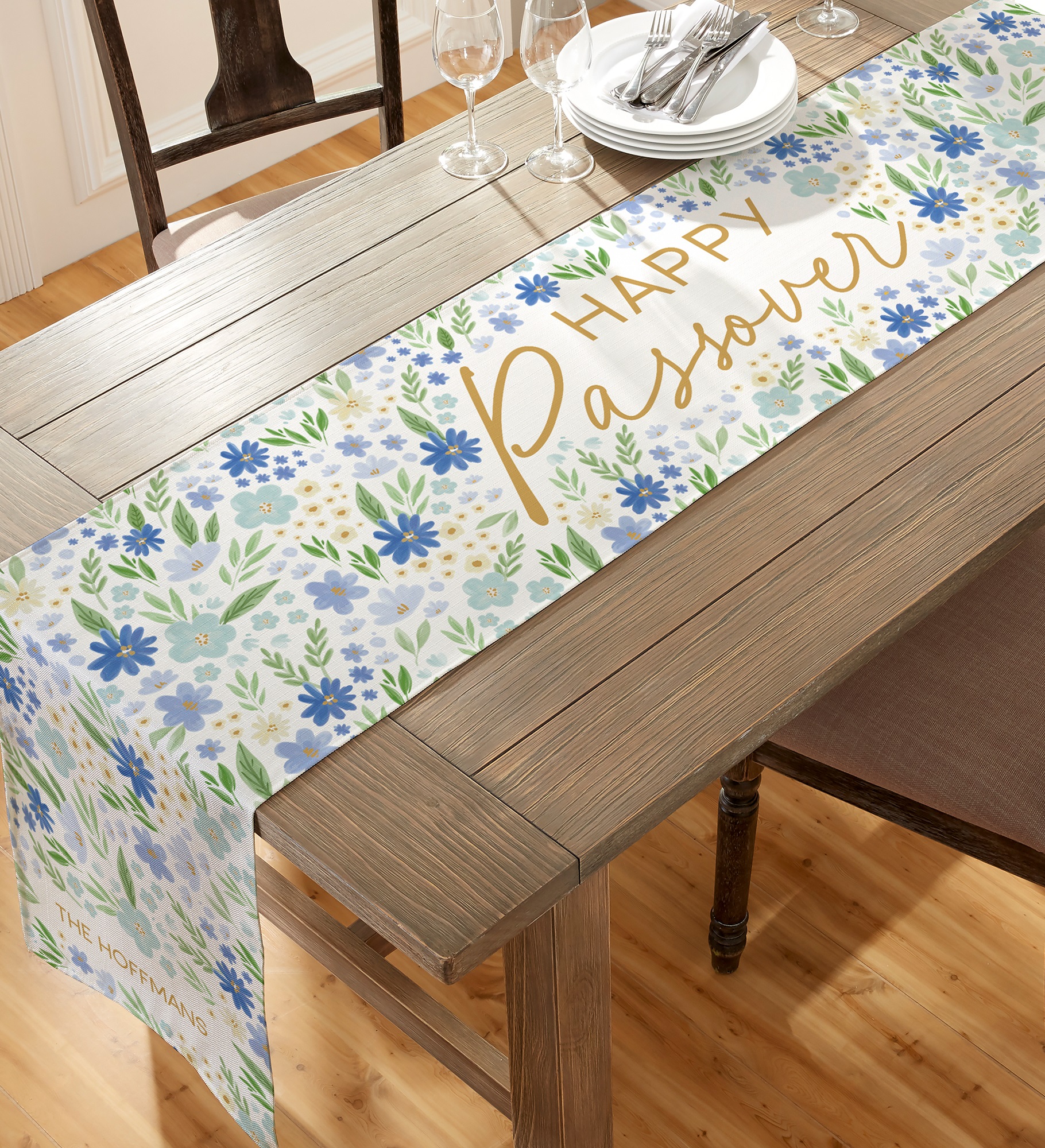 Passover Personalized Table Runner