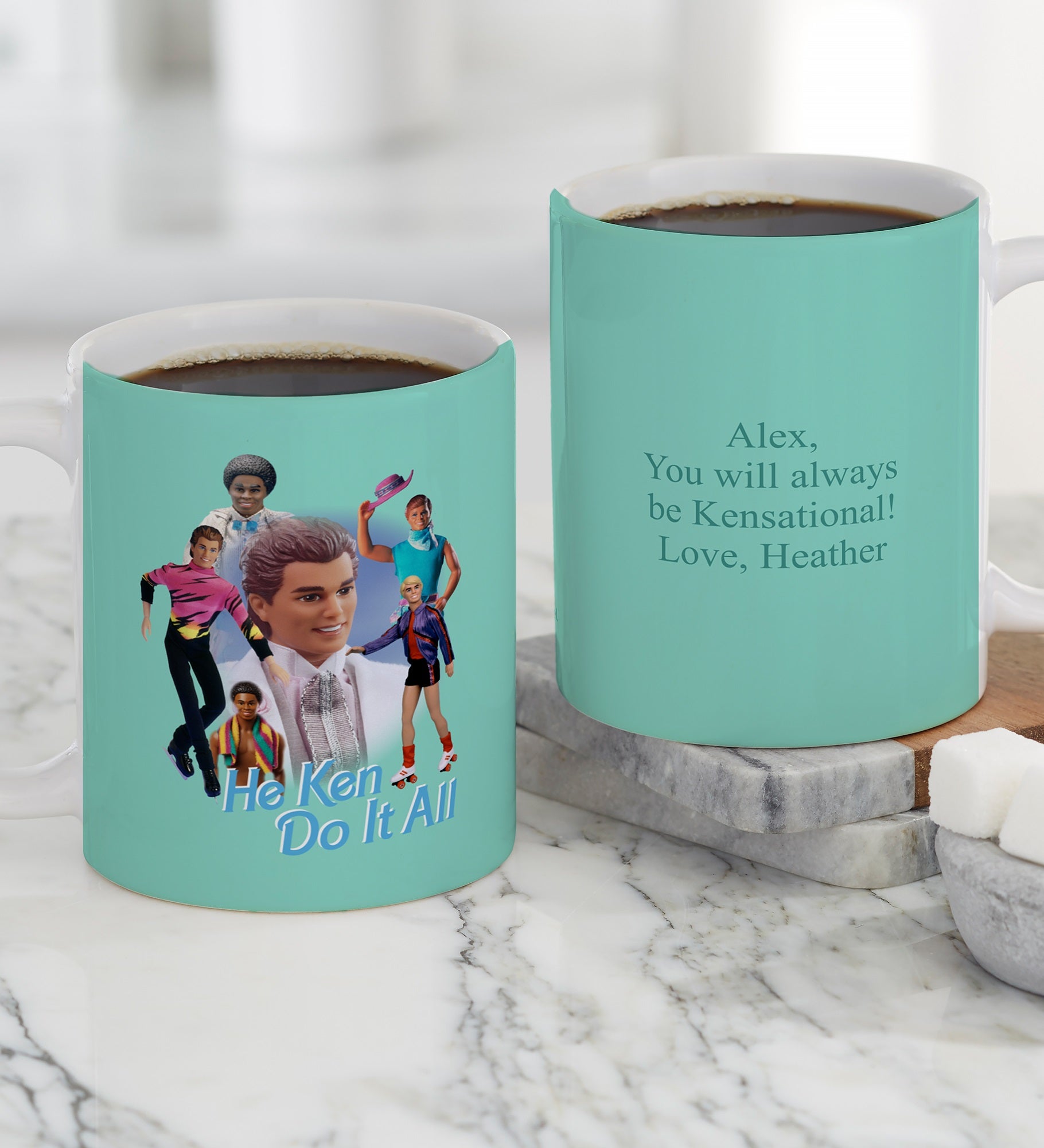 Ken™ Do It All Personalized Coffee Mugs