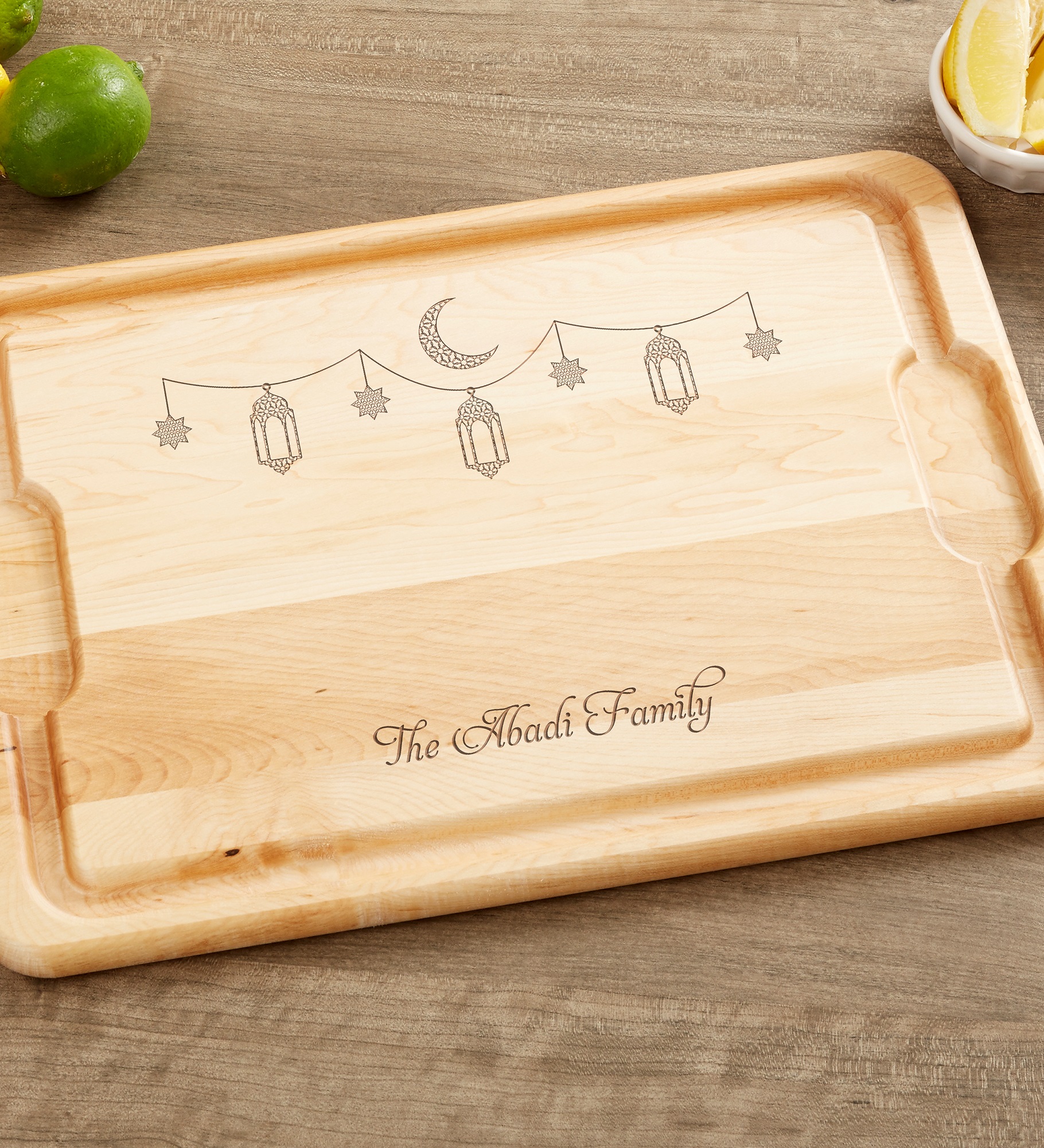 Ramadan Personalized Hardwood Cutting Boards