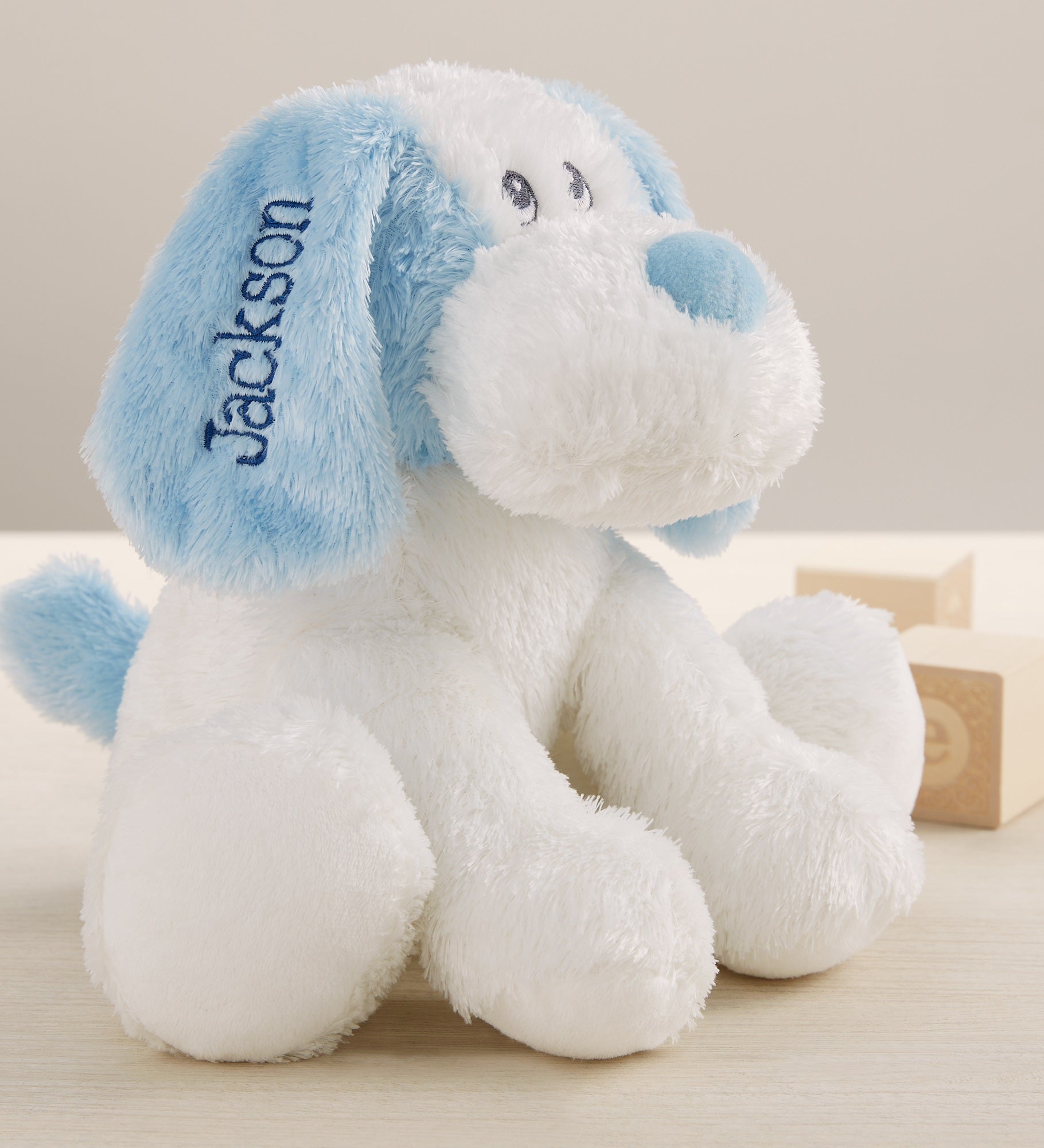 Embroidered Plush Puppy