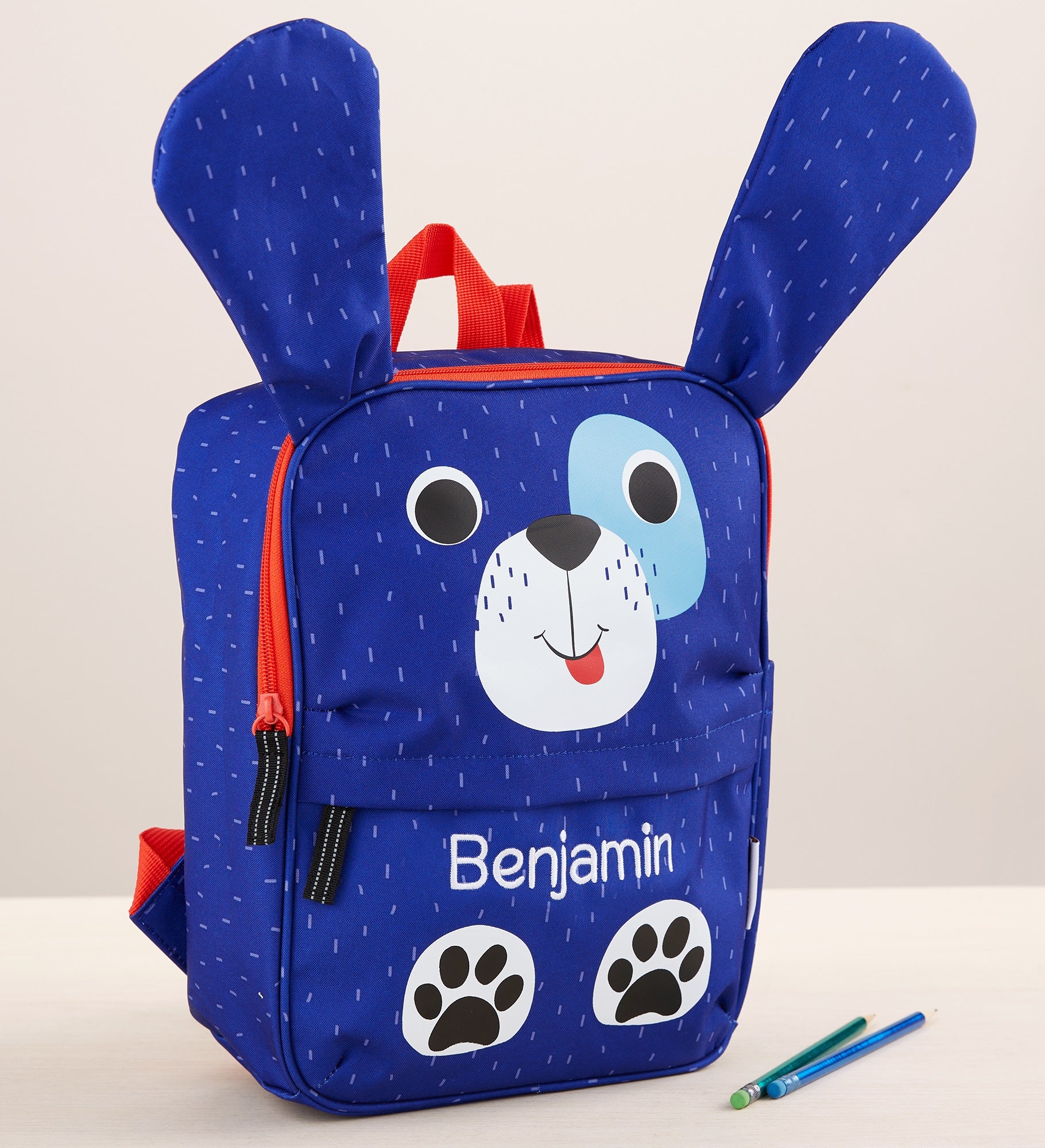 Dog Embroidered Kid's Backpack