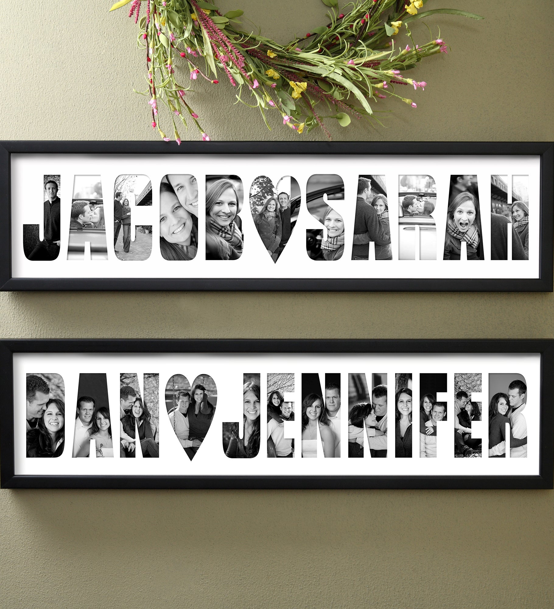 Sweethearts Photo Collage Frame