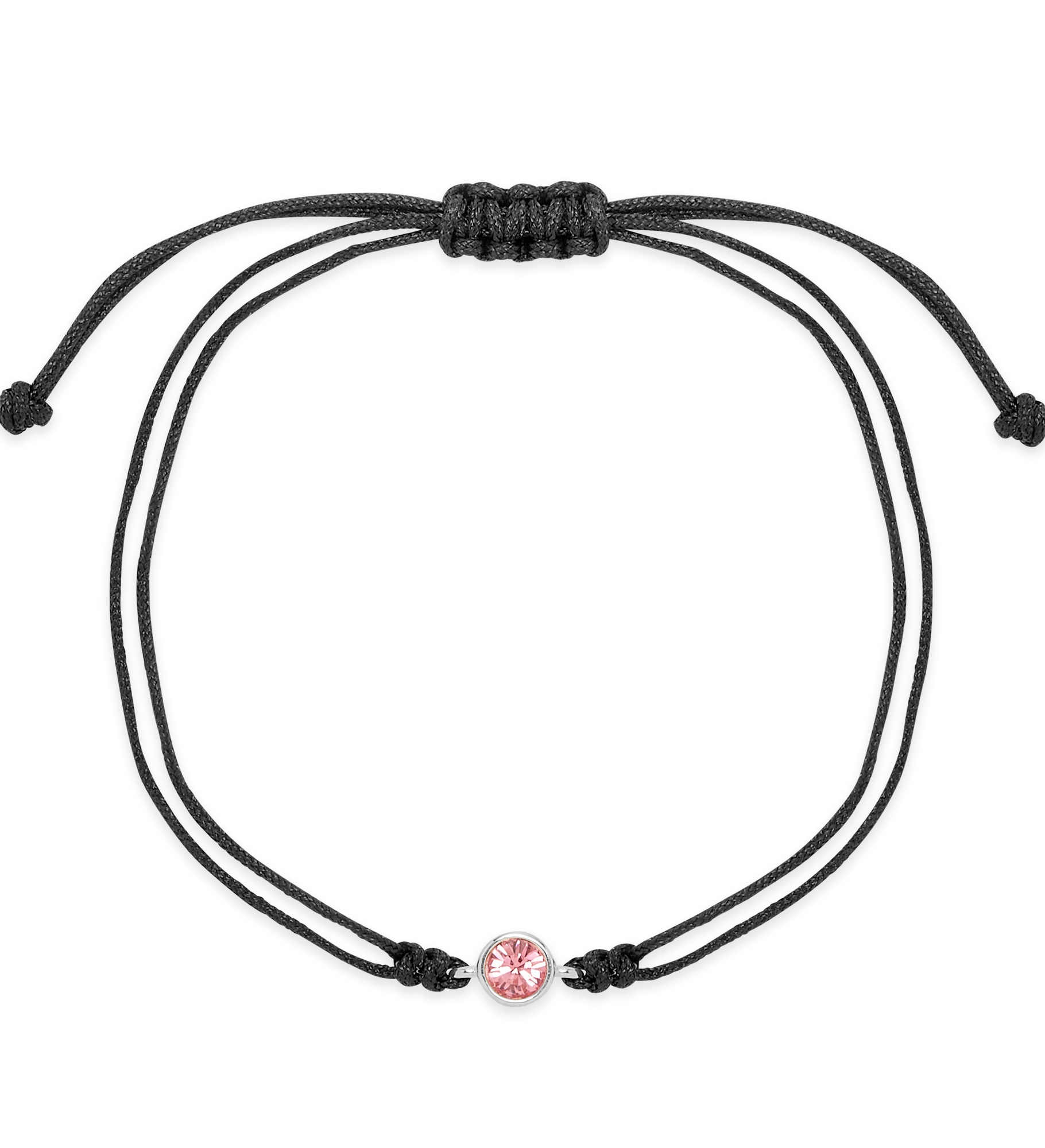 Custom Birthstone String Bolo Bracelet