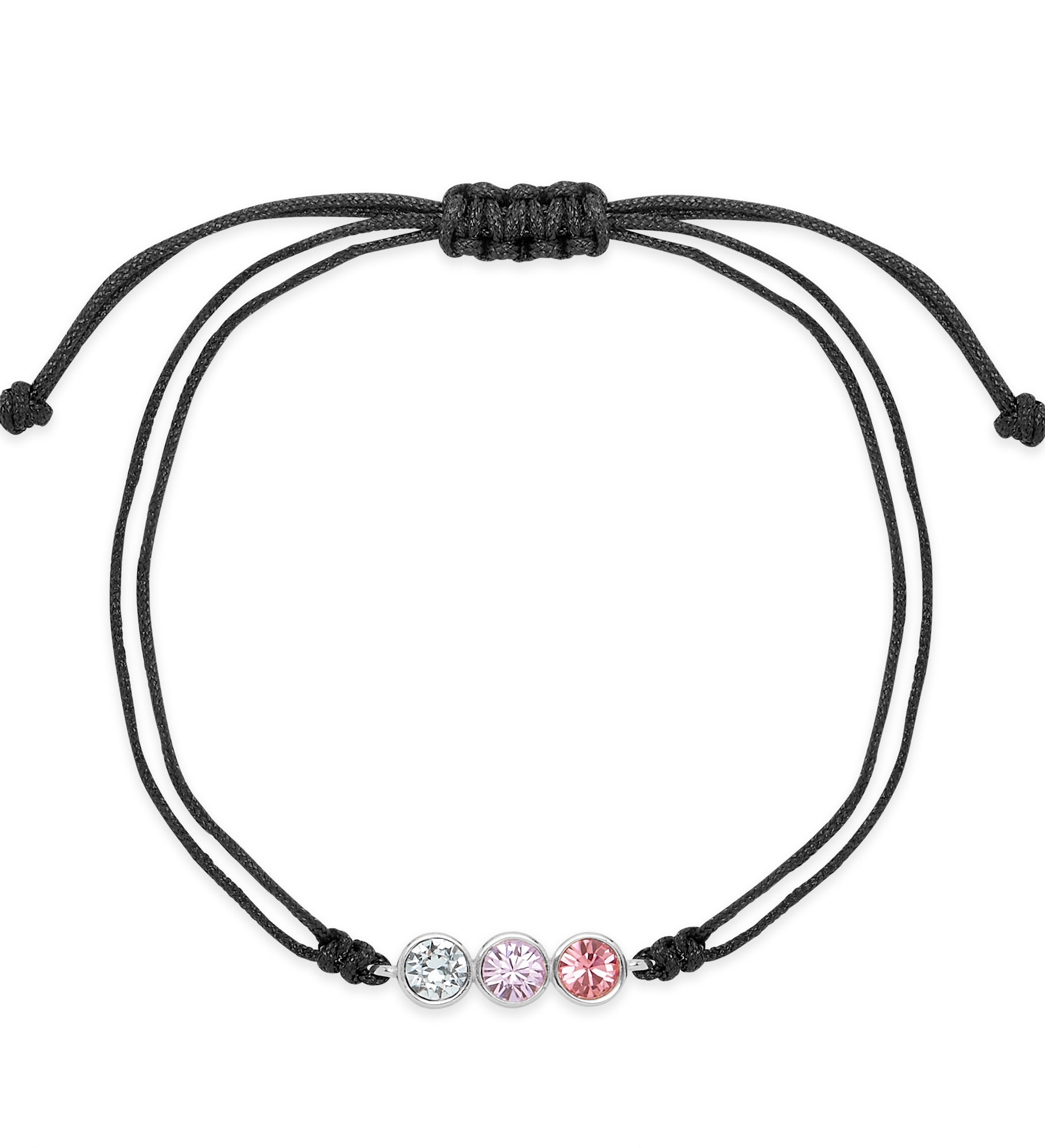 Custom Birthstone String Bolo Bracelet