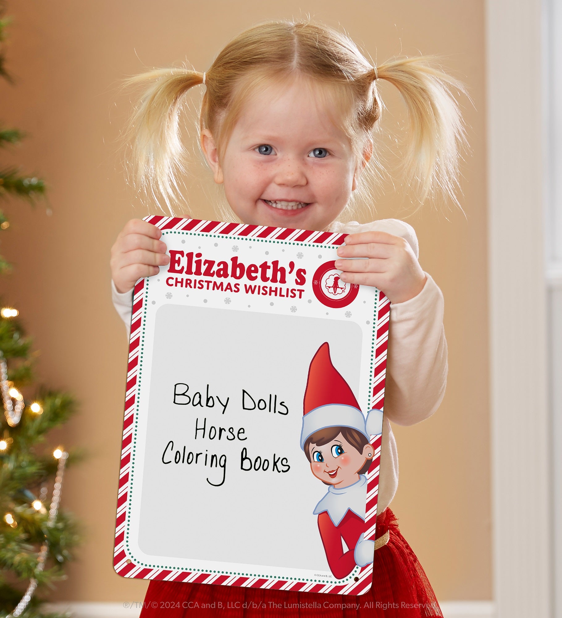 The Elf on the Shelf® Personalized Dry Erase Sign