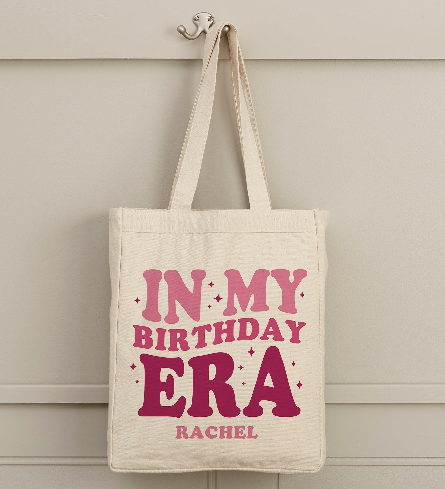 In My Birthday Era Personalized Canvas Tote Bags