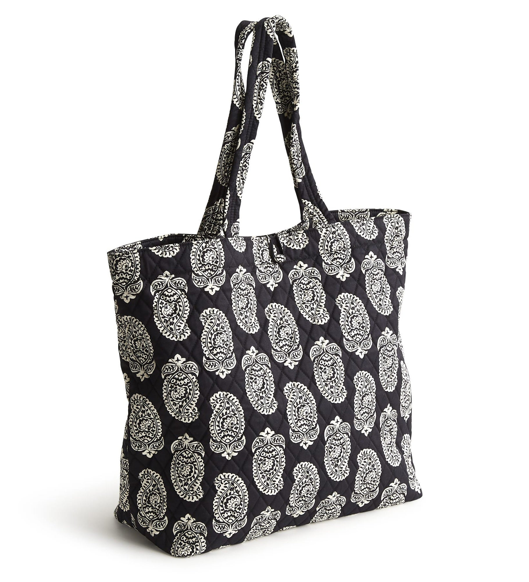 Vera Bradley Embroidered Iconic Paisley Original Tote Moonless Night