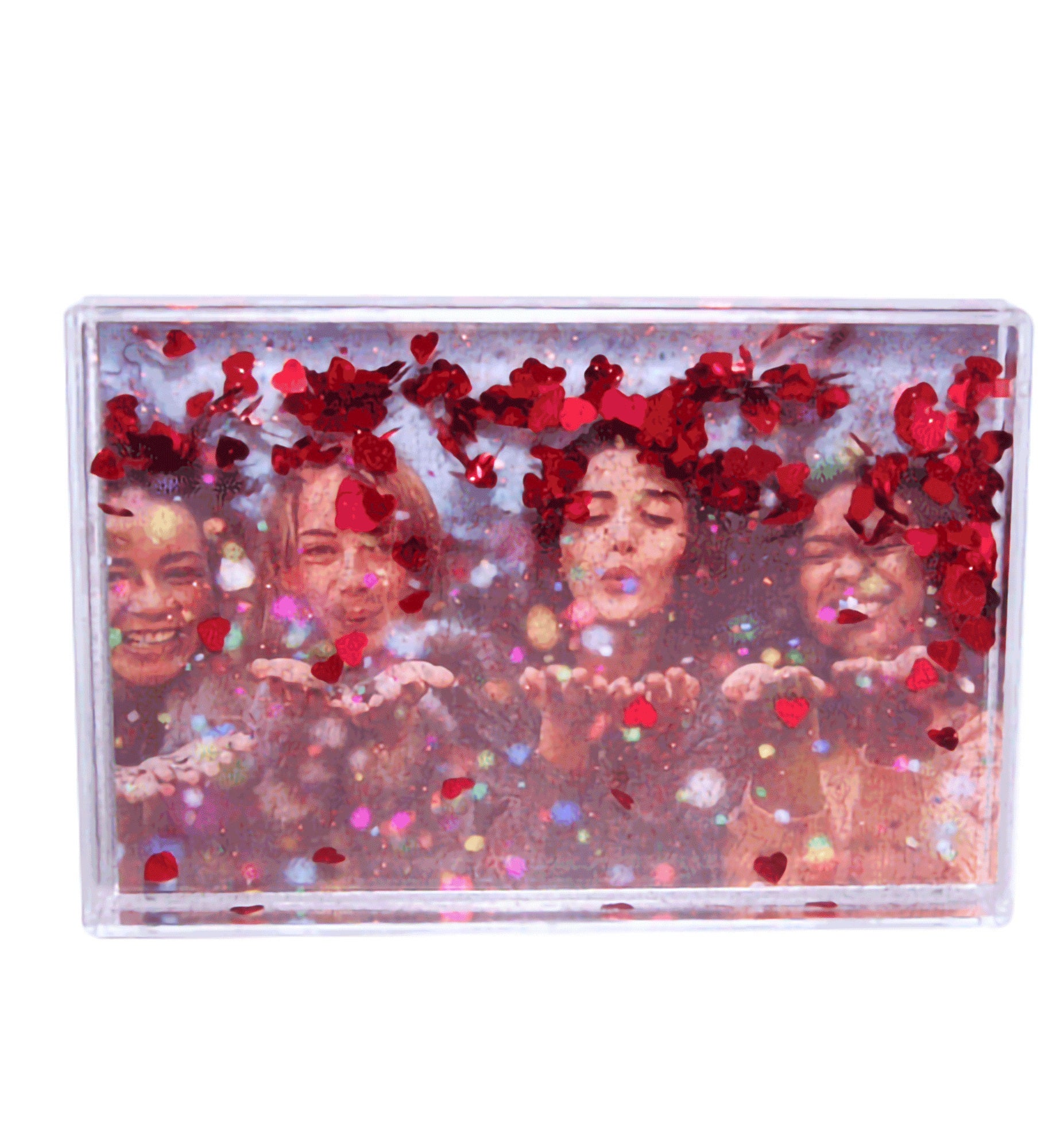 Cherished Memories Personalized 4x6 Photo Glitter Block