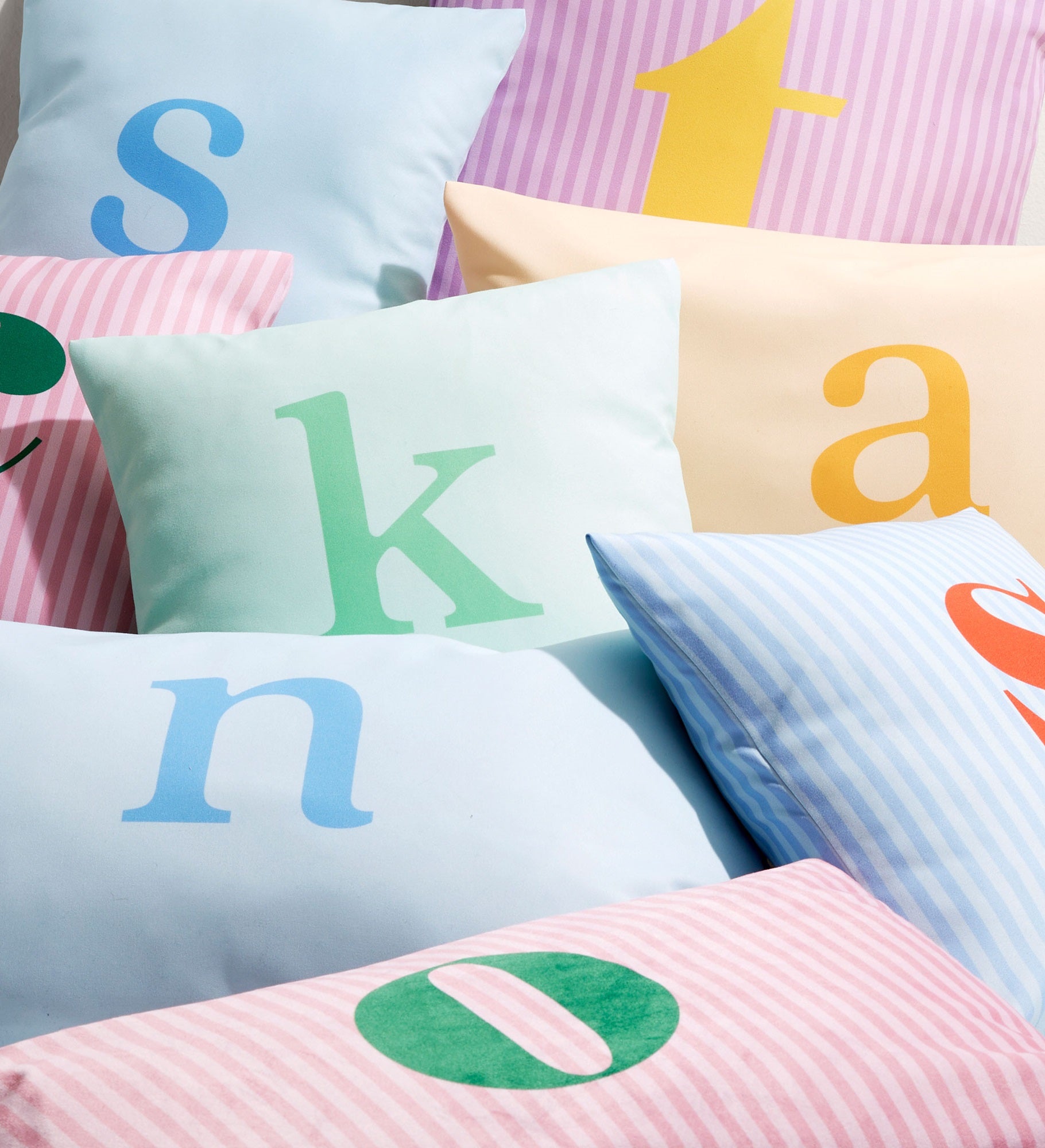Typewriter Initial Personalized Throw Pillow