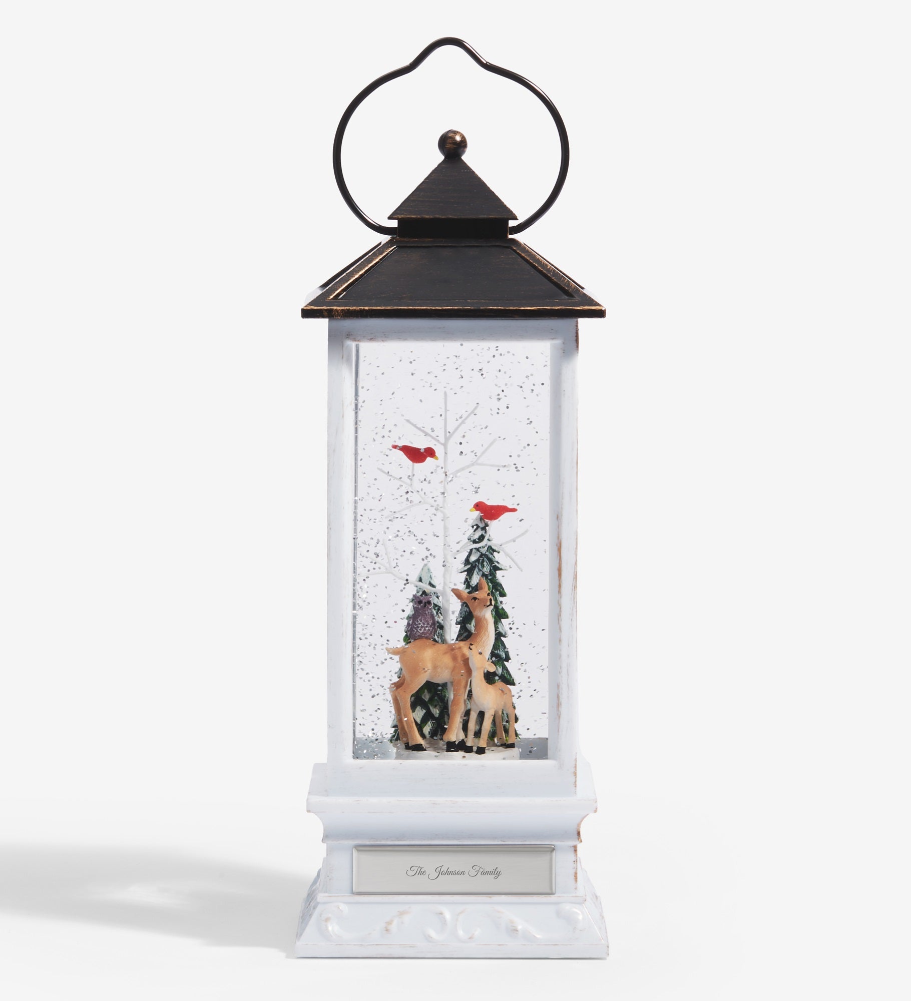 Woodland Personalized Musical LED Shimmer Water Lantern 