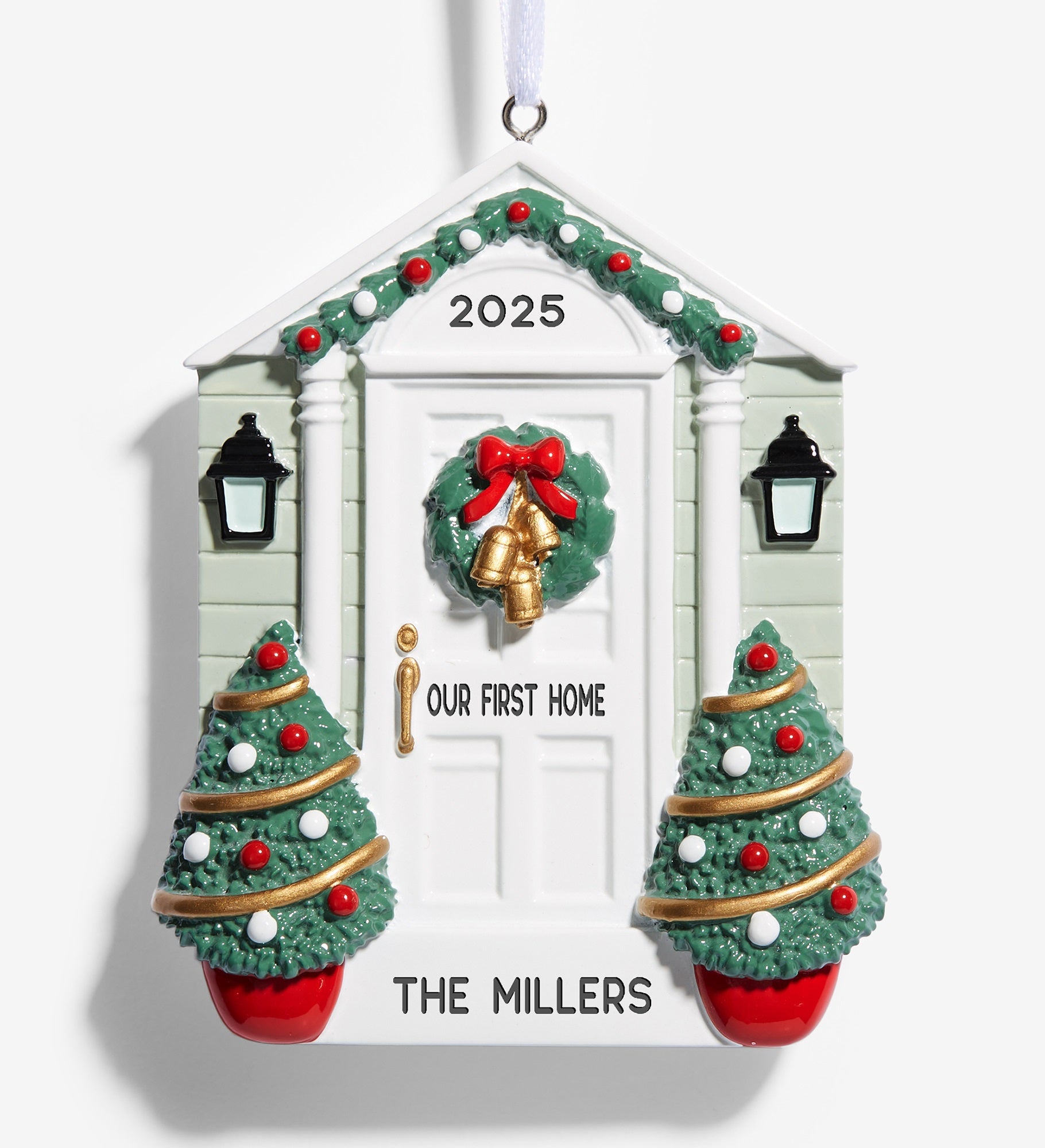 Merry Welcome Personalized Front Door Ornament