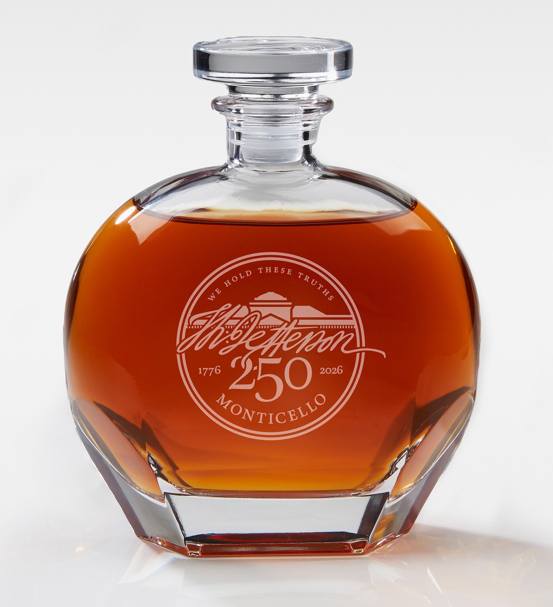 United States 250th Birthday Luigi Bormioli® Engraved Whiskey Decanter