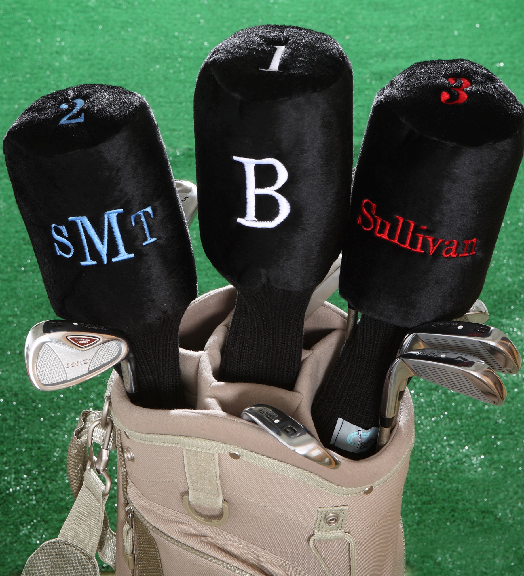 Monogram Personalized Golf Club Cover