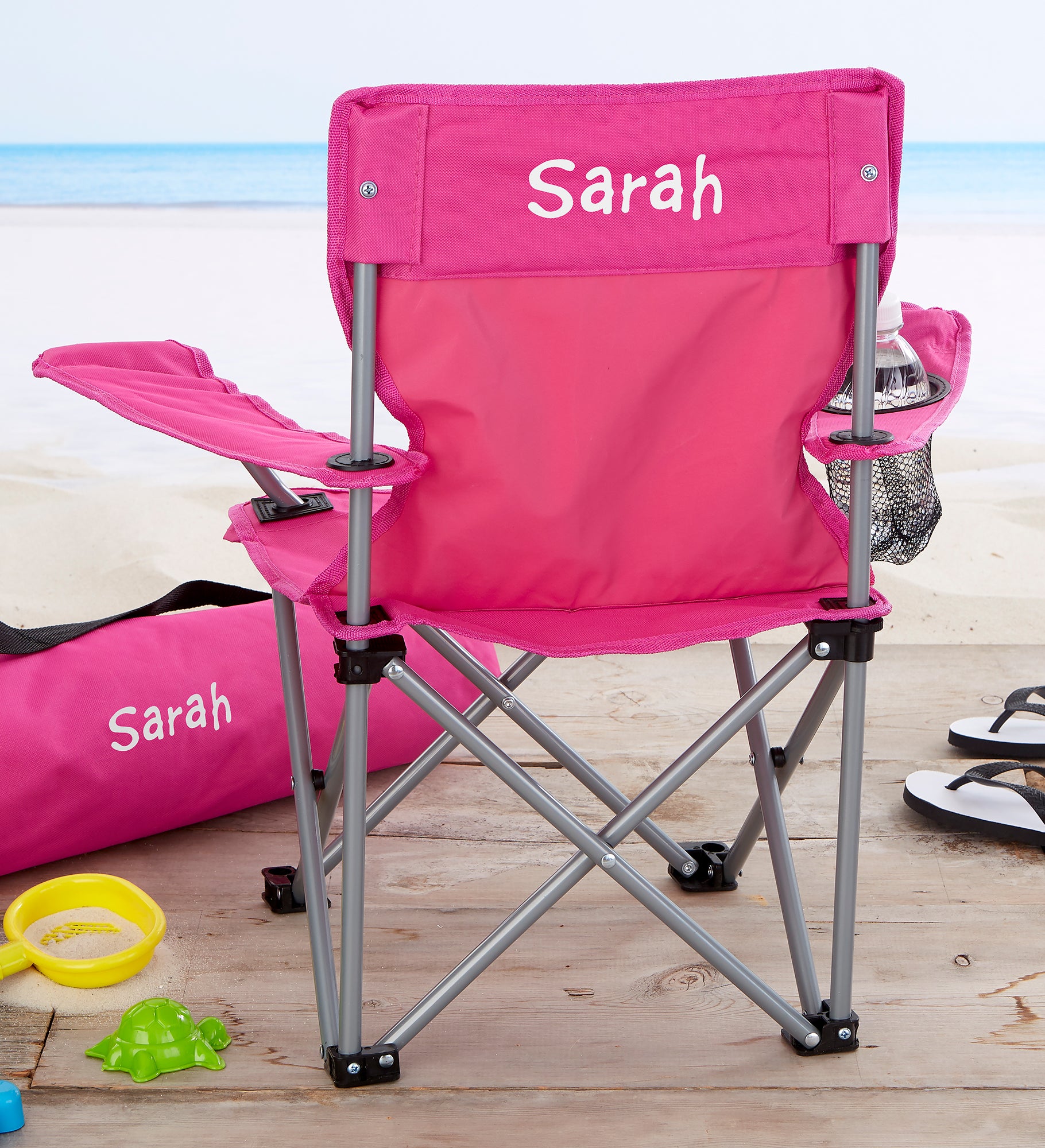 Toddler Personalized Pink Folding Camp Chair by Stephen Joseph