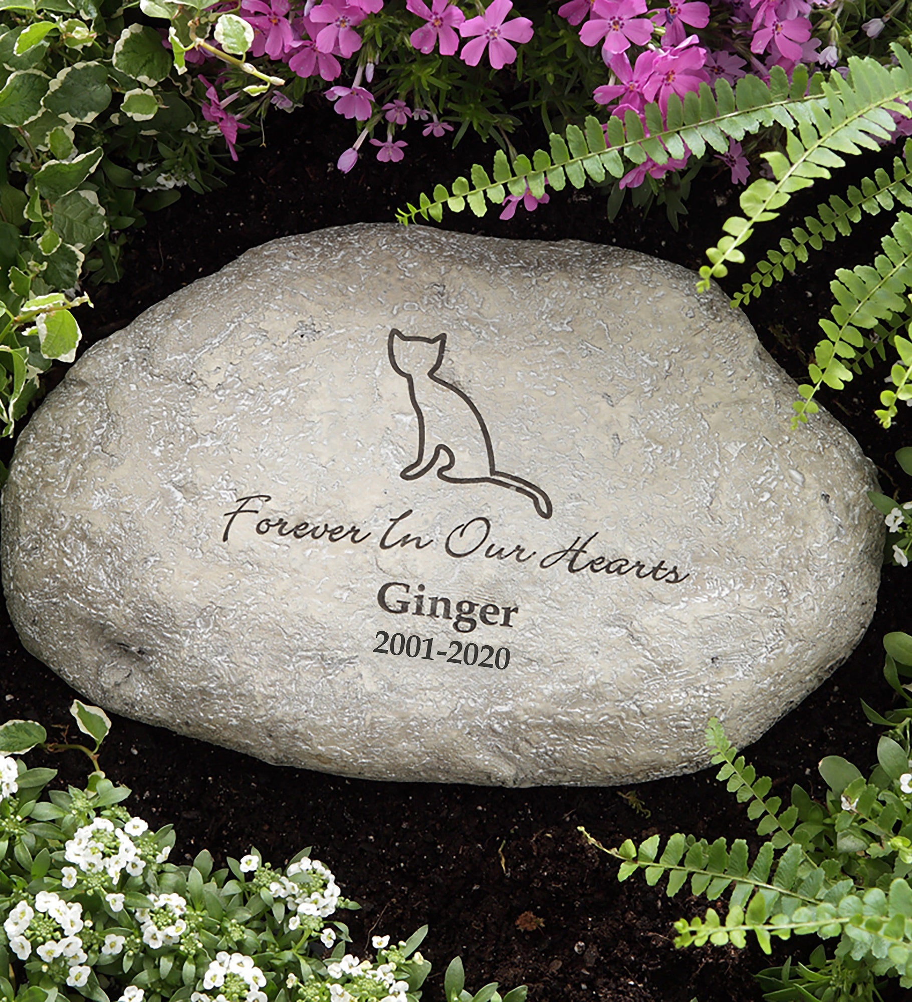 In Loving Memory Personalized Memorial Pet Stone