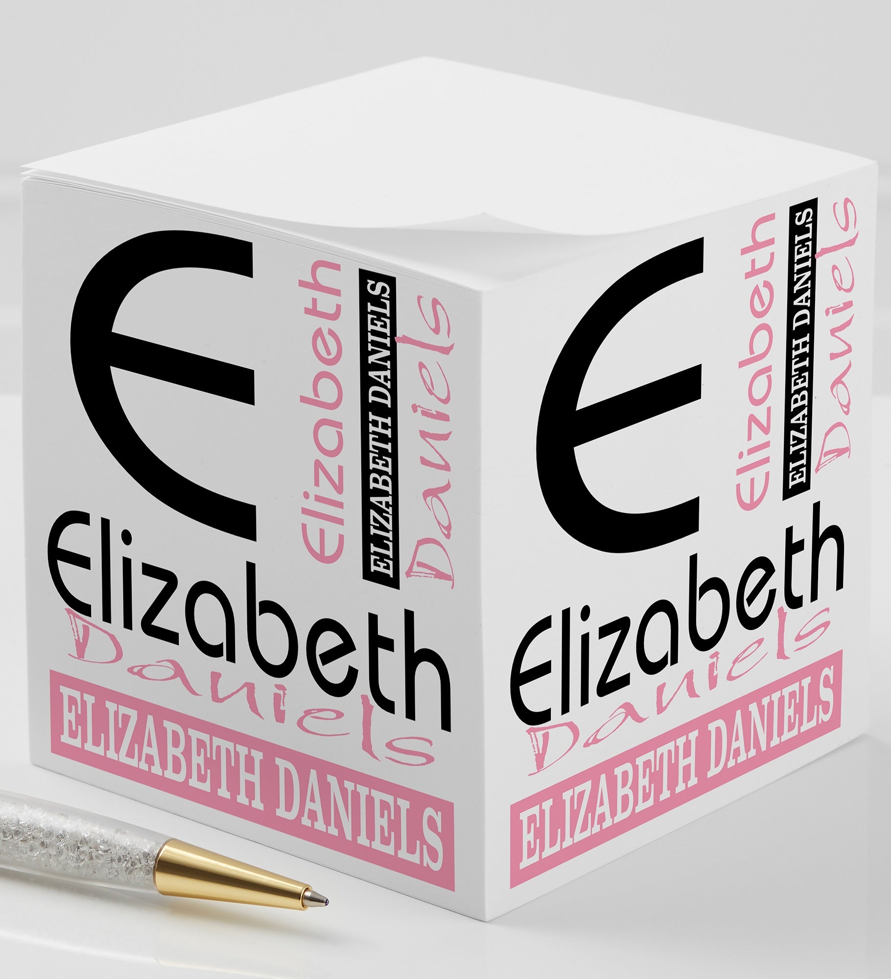 Personally Yours Custom Paper Note Cube