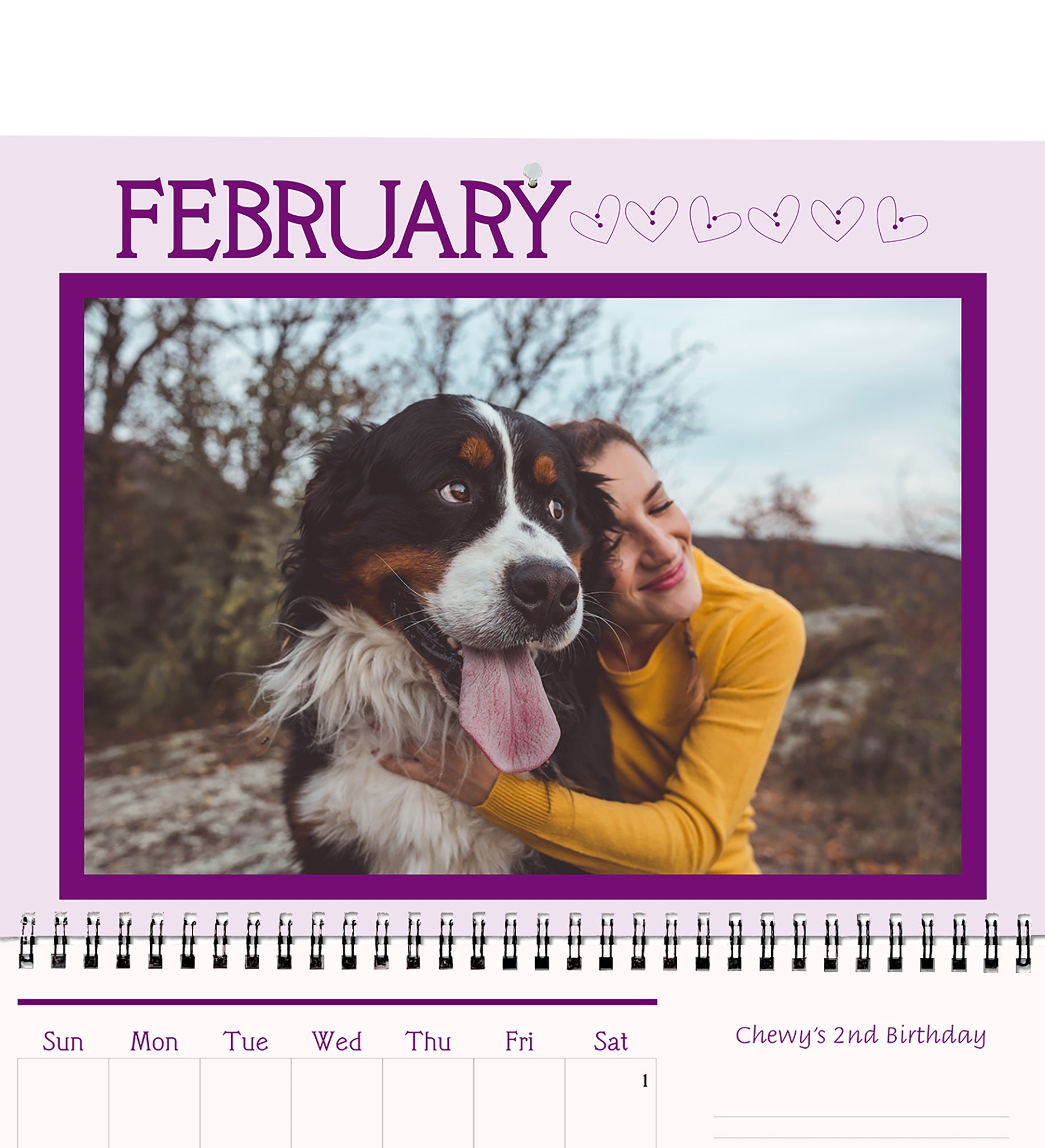 A Year To Remember Personalized Photo Wall Calendar