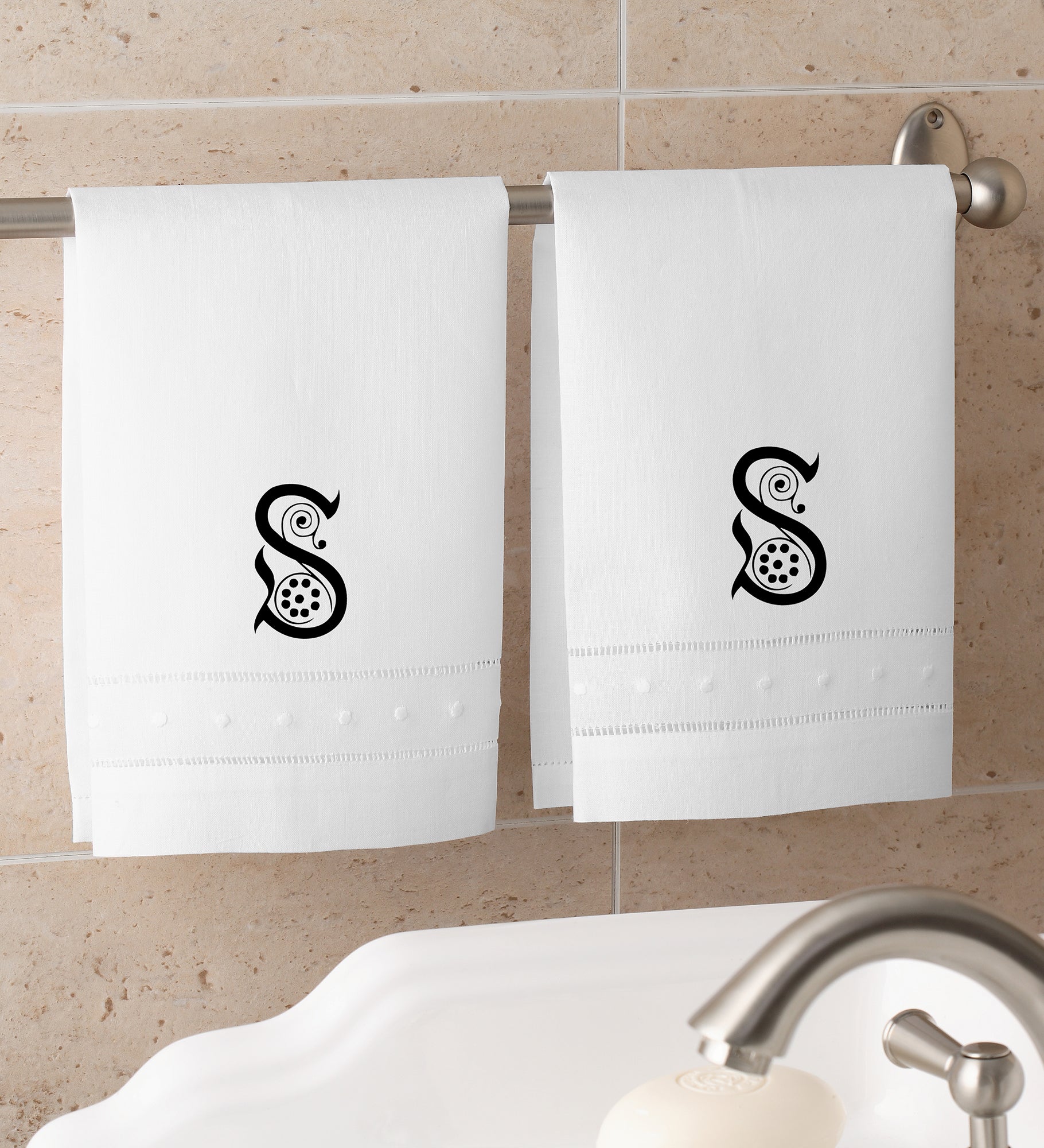 Initially Yours Personalized Guest Towel Set of 2