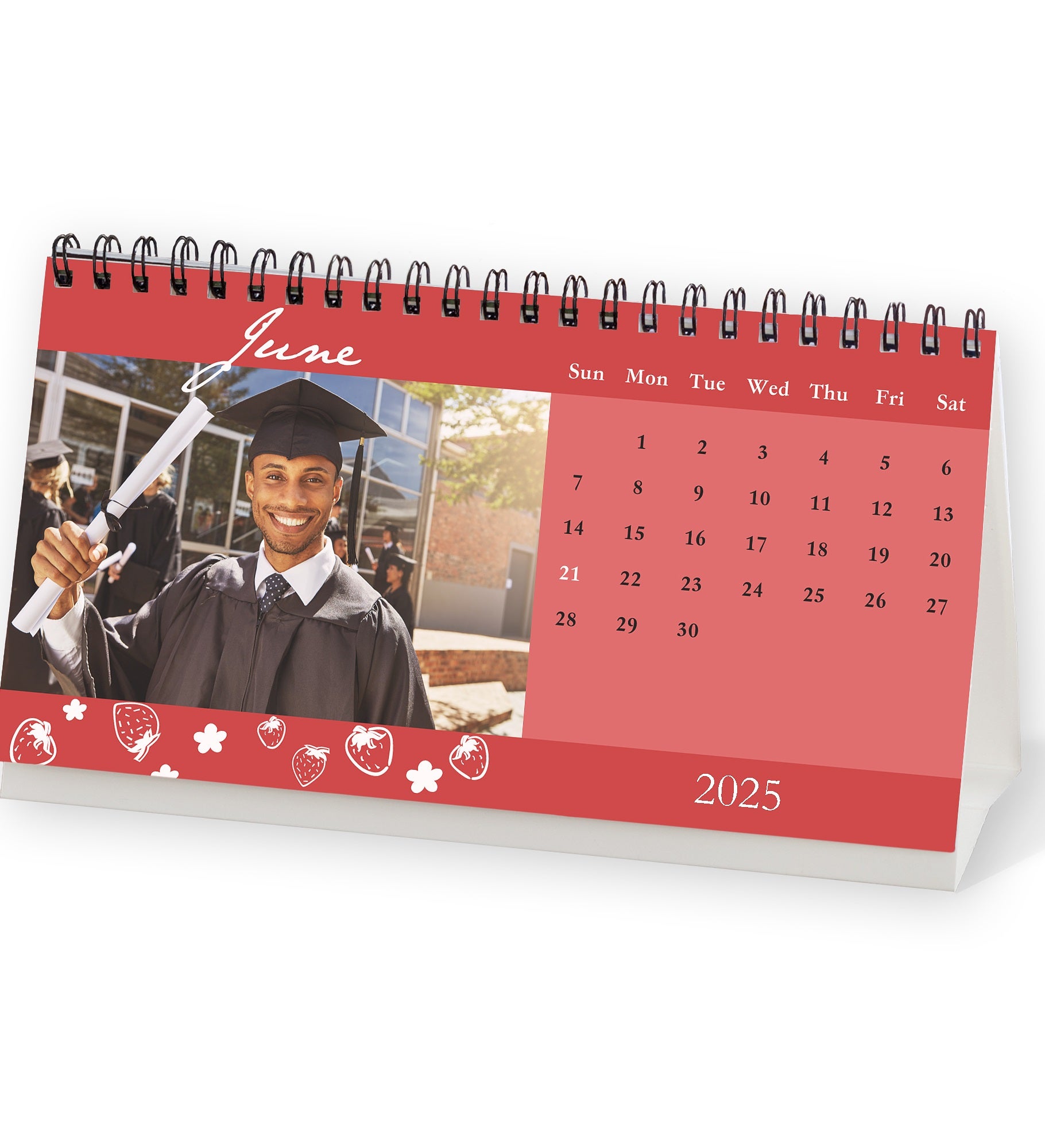 Seasons Change Personalized Photo Desk Calendar 