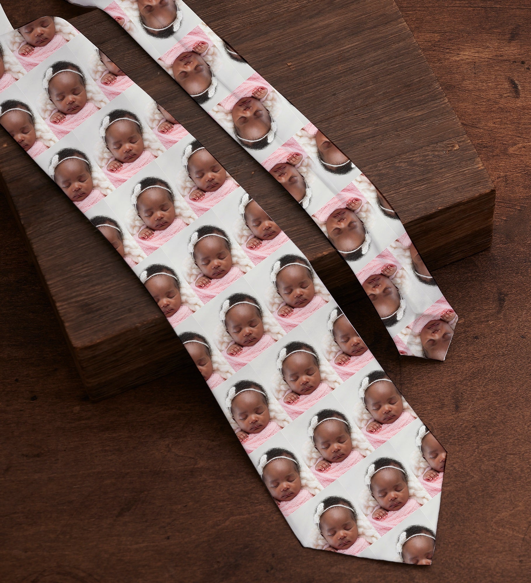 Photo Collage Personalized Men's Tie