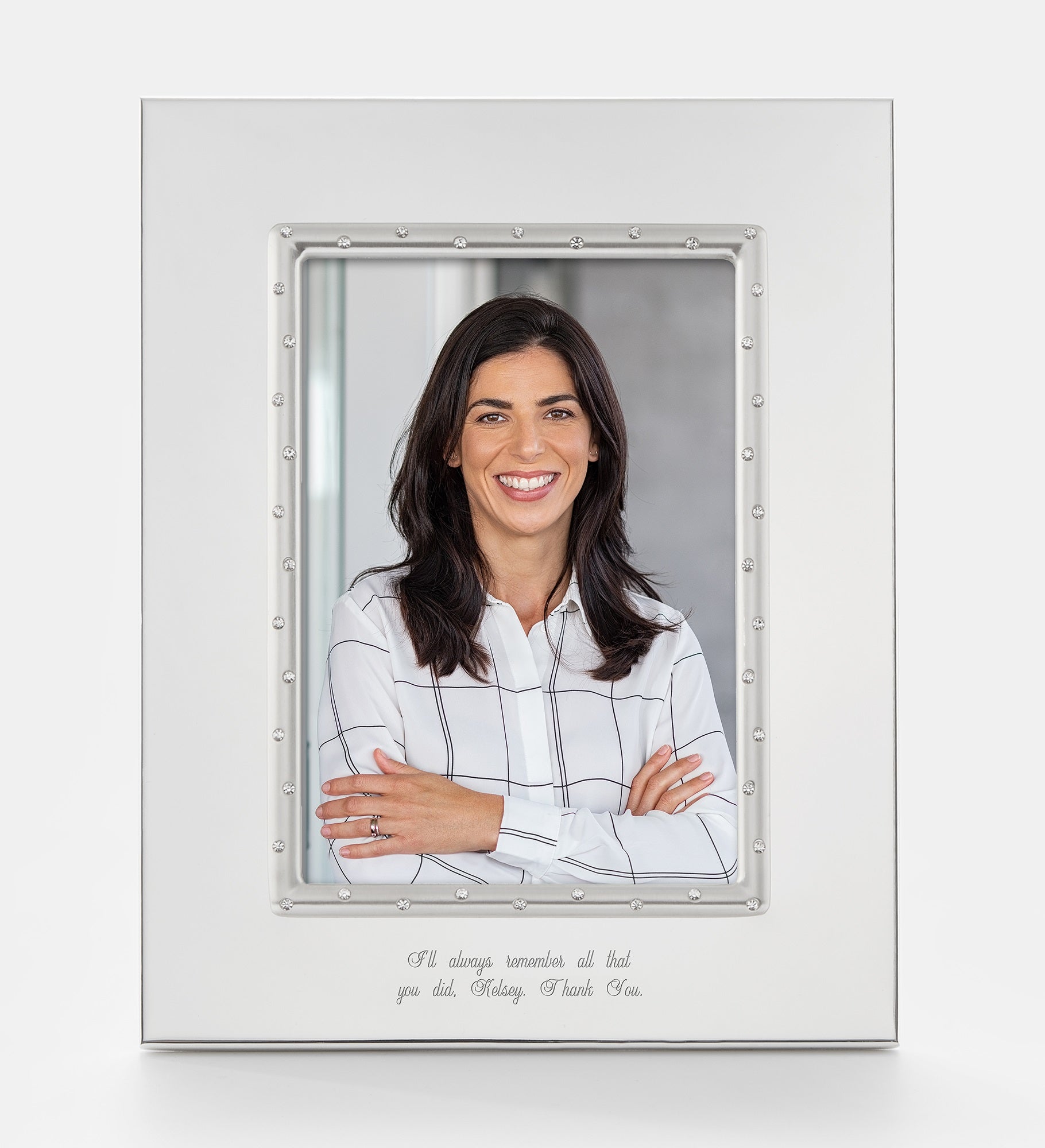 Engraved Lenox "Devotion" 5x7 Picture Frame