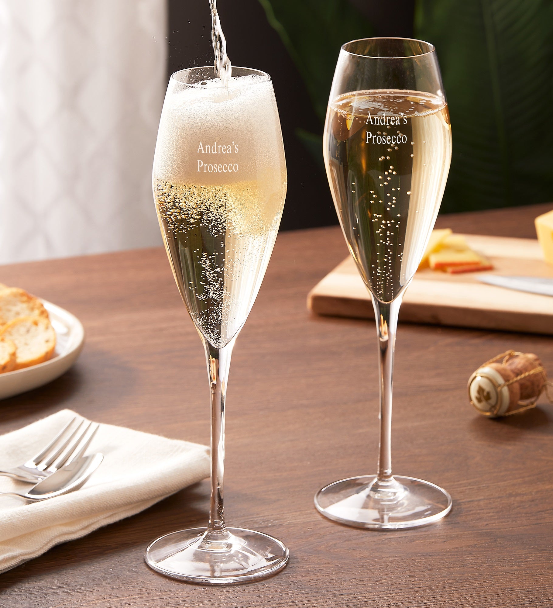 Engraved Luigi Bormioli Entertaining Atelier Champagne Flute