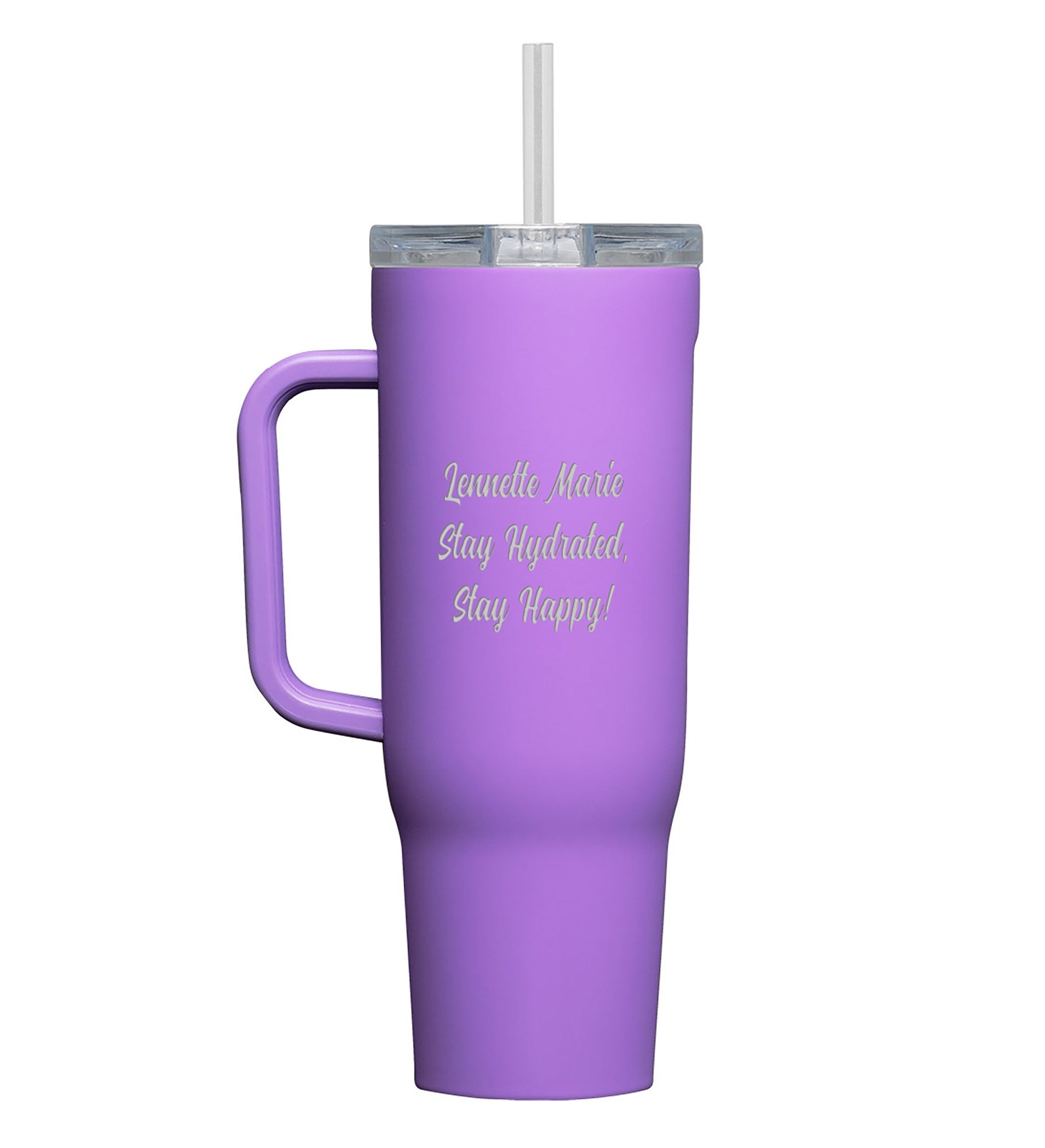 Engraved Corkcicle 40oz Cruiser in Varsity Purple