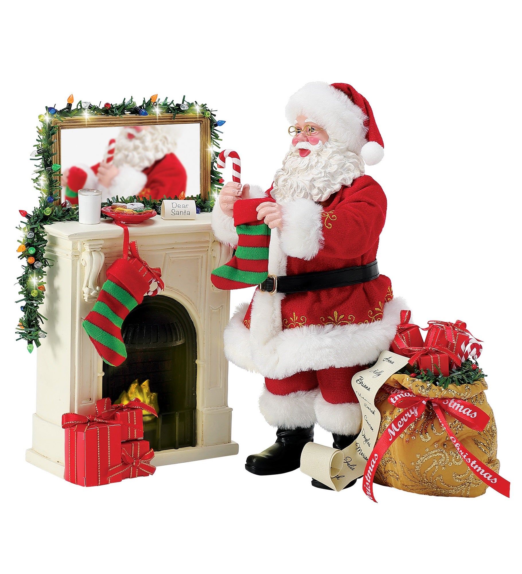 A Visit From St. Nicholas Figurine with Light Skin Tone