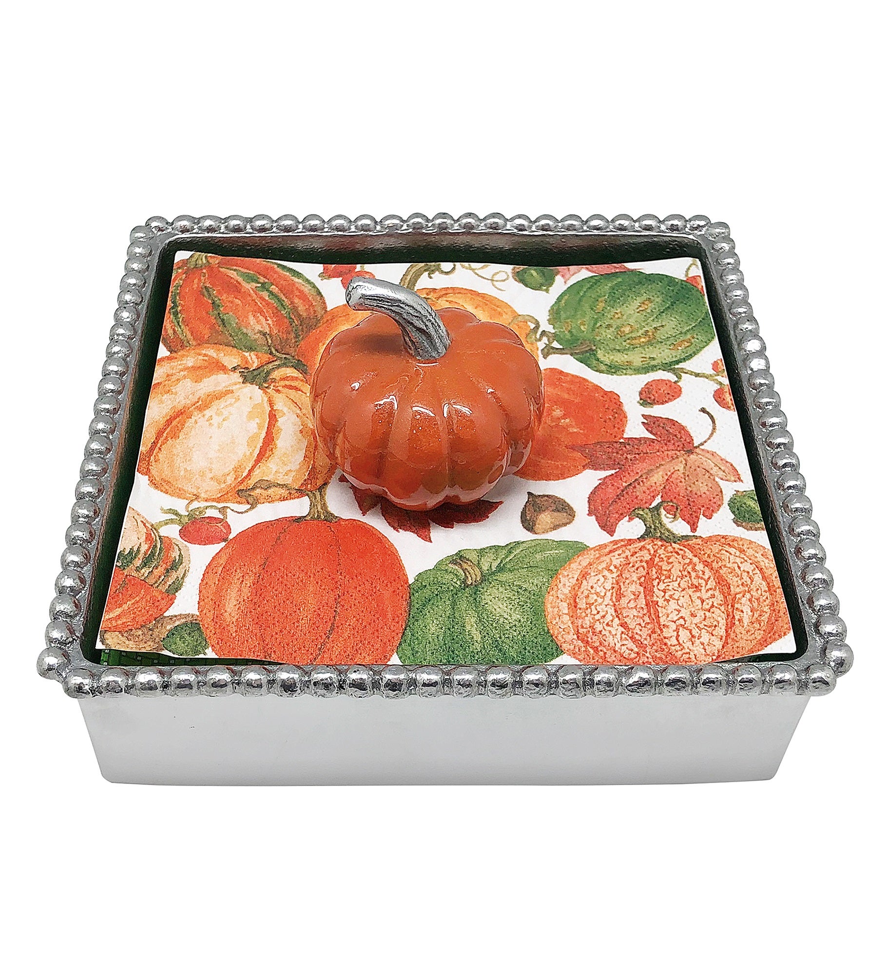 Mariposa Orange Pumpkin Napkin Weight