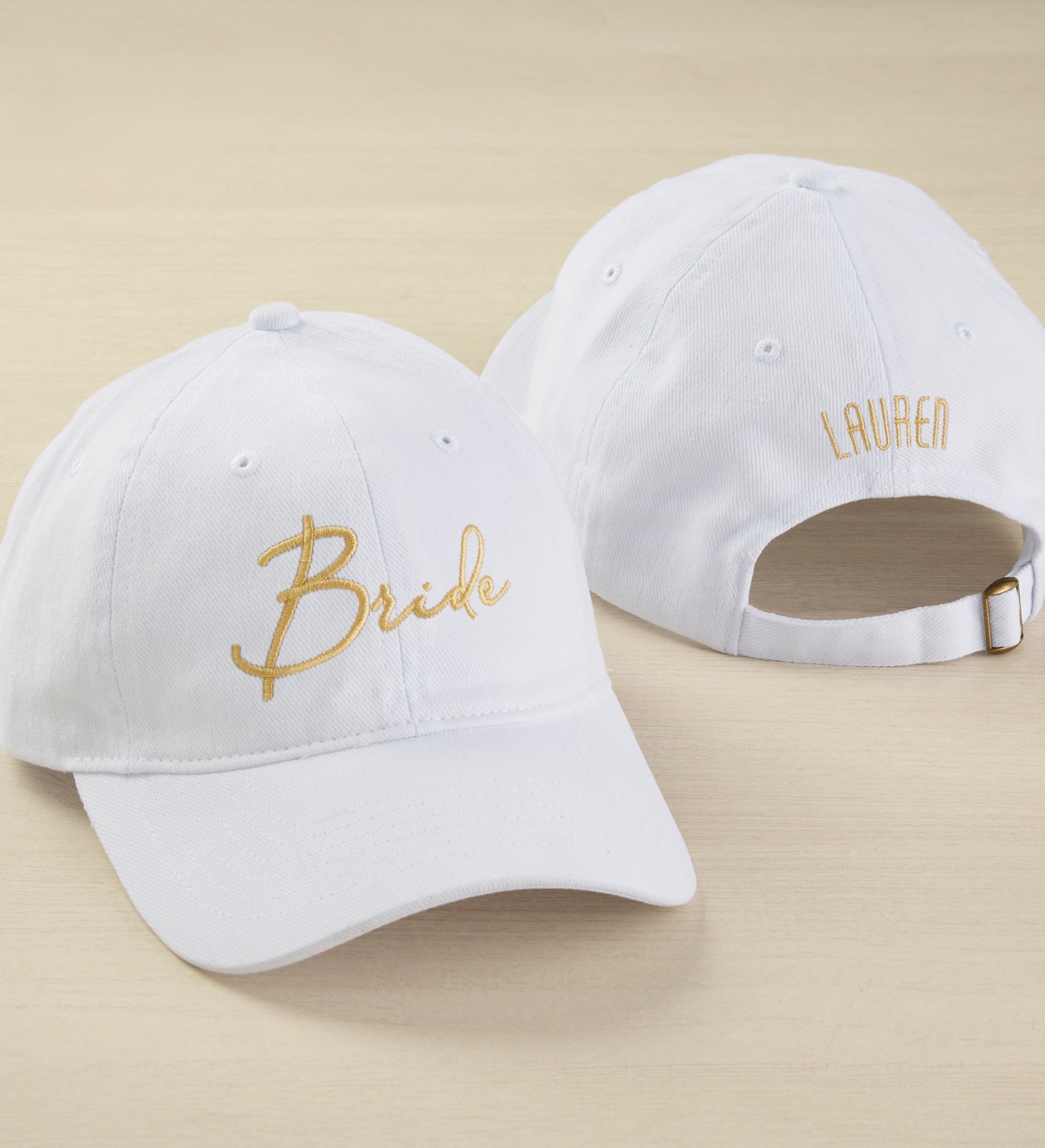 Kittenish Bridal Party Embroidered Baseball Caps