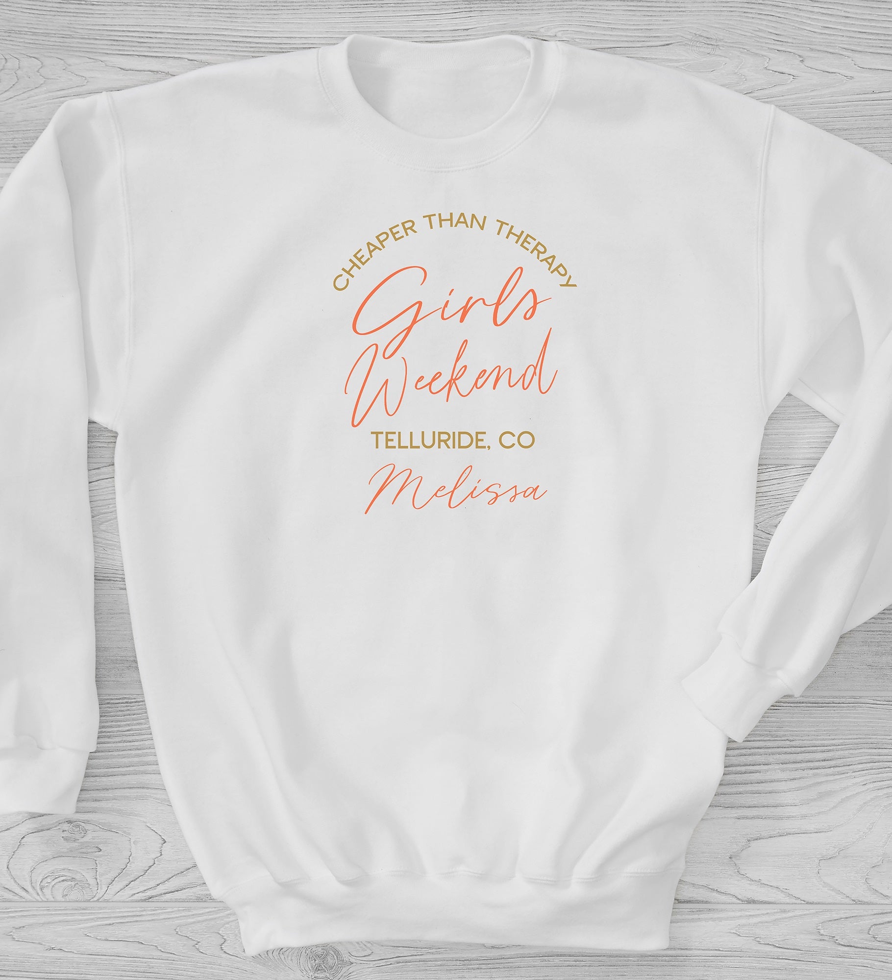 Personalized Girls Trip Sweatshirt by Jessie James Decker