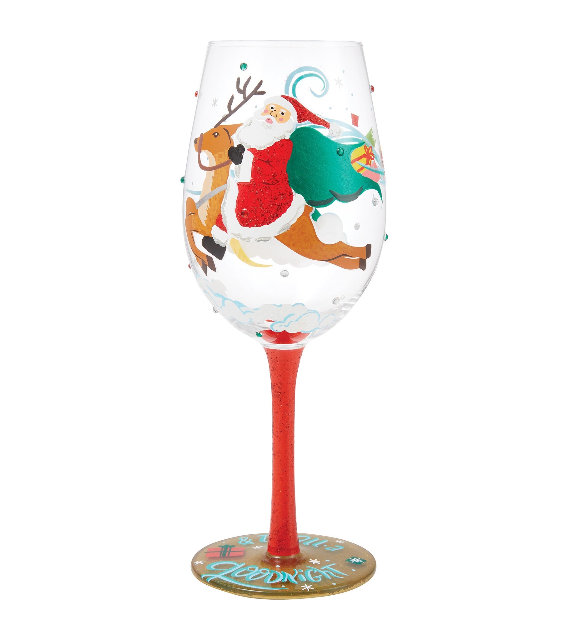 And To All A Goodnight Wine Glass